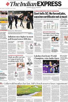 The Indian Express Mumbai - January 17th 2022