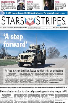 Stars and Stripes - international - May 3rd 2023